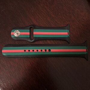 Gucci silicone Apple Watch 44mm band